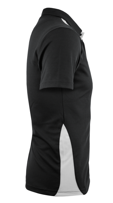 Paterson Mens Polos - BLACK/WHITE