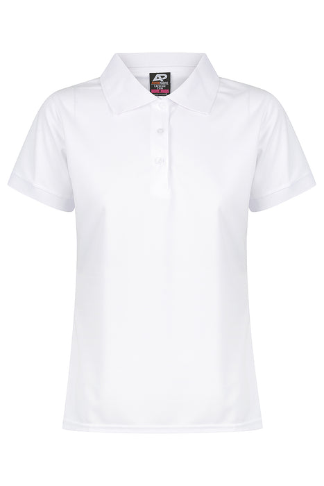 Lachlan Lady Polos - WHITE