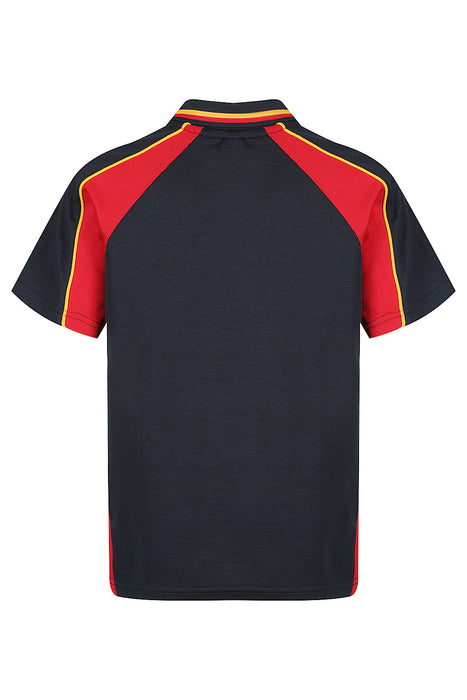 Panorama Kids Polos - NAVY/RED/GOLD