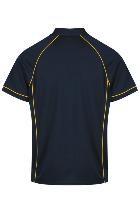 Endeavour Mens Polos - NAVY/GOLD