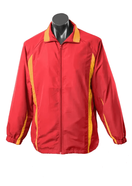 Eureka Mens Tracktops - RED/GOLD
