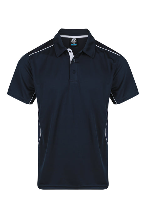 Kuranda Mens Polos - NAVY/WHITE