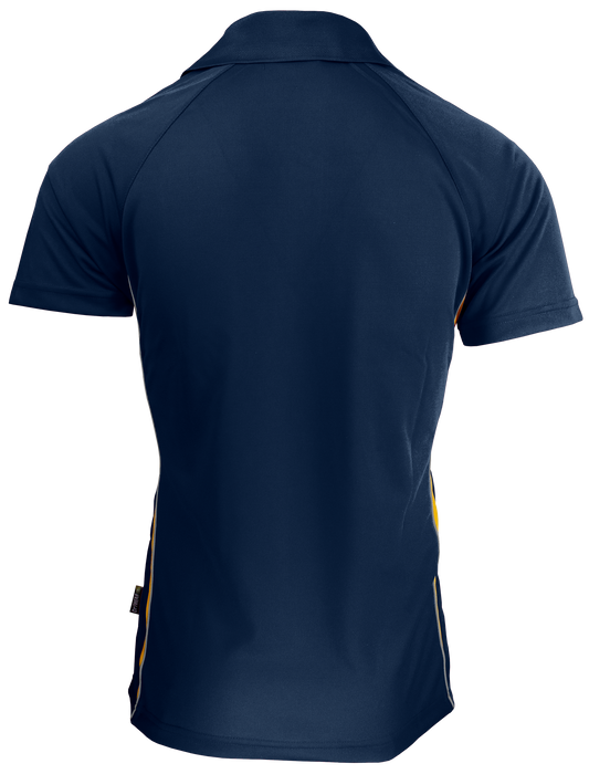 Eureka Mens Polos - NAVY/GOLD
