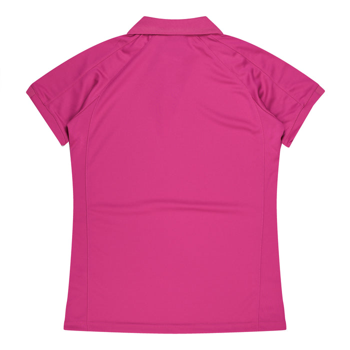 Flinders Lady Polos - PINK/WHITE