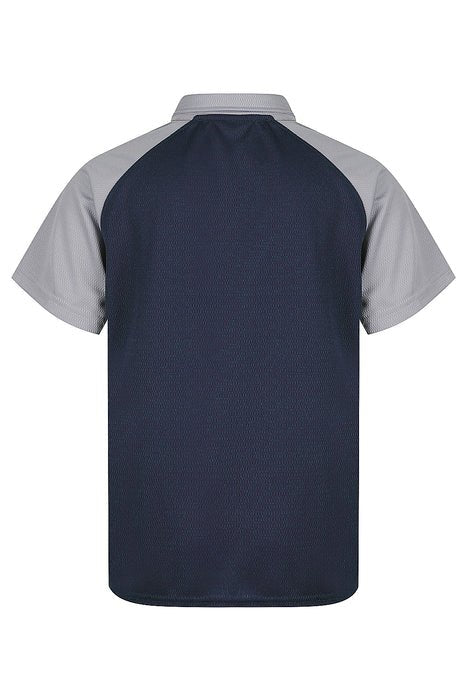 Manly Kids Polos - NAVY/SILVER