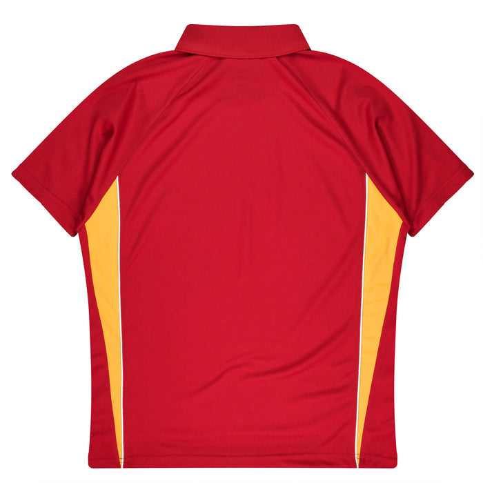 Eureka Kids Polos - RED/GOLD
