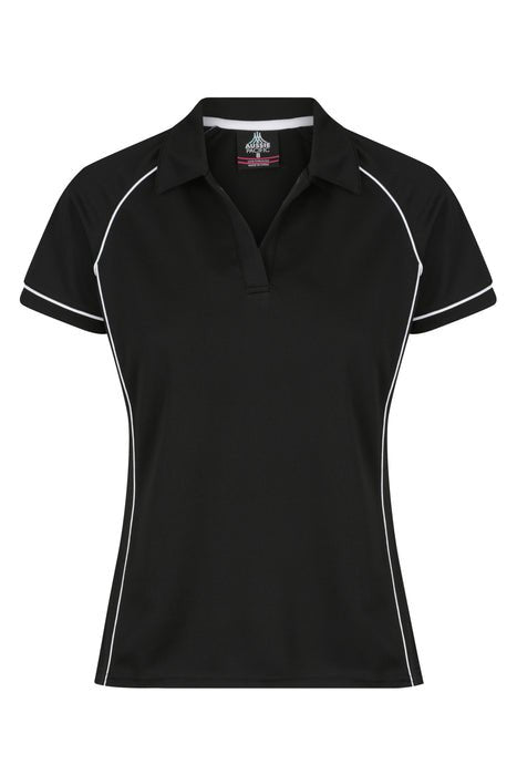 Endeavour Lady Polos - BLACK/WHITE