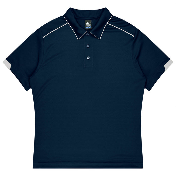 Currumbin Kids Polos - NAVY/WHITE