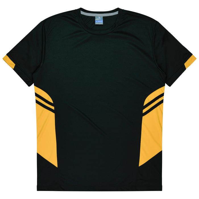 Tasman Kids Tees - BLACK/GOLD