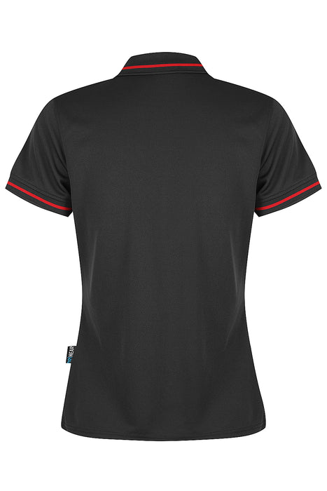 Cottesloe Lady Polos - BLACK/RED