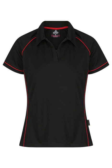 Endeavour Lady Polos - BLACK/RED
