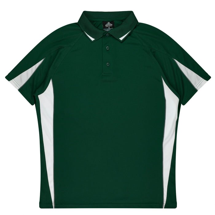 Eureka Kids Polos - BOTTLE/WHITE