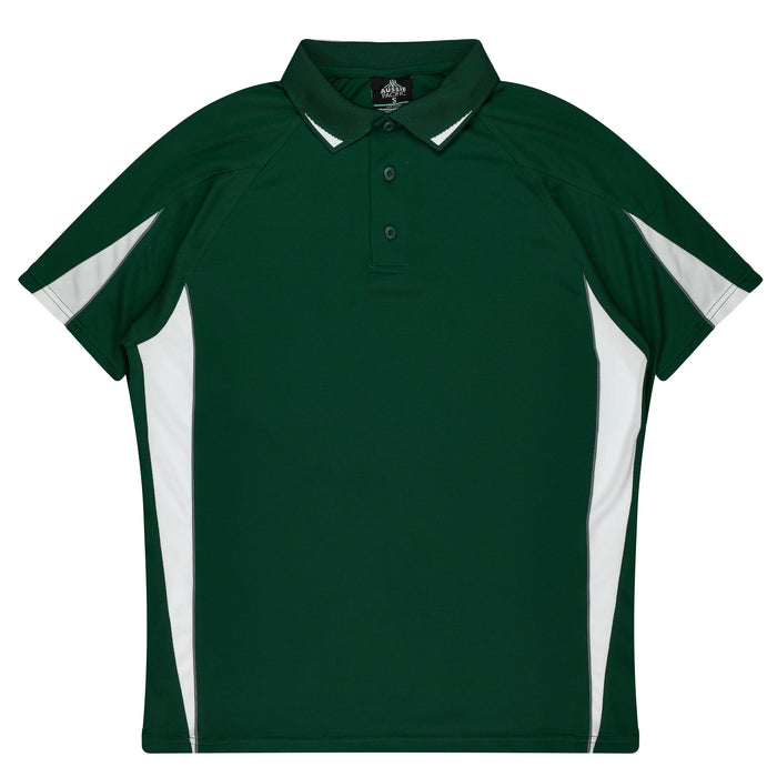 Eureka Kids Polos - BOTTLE/WHITE
