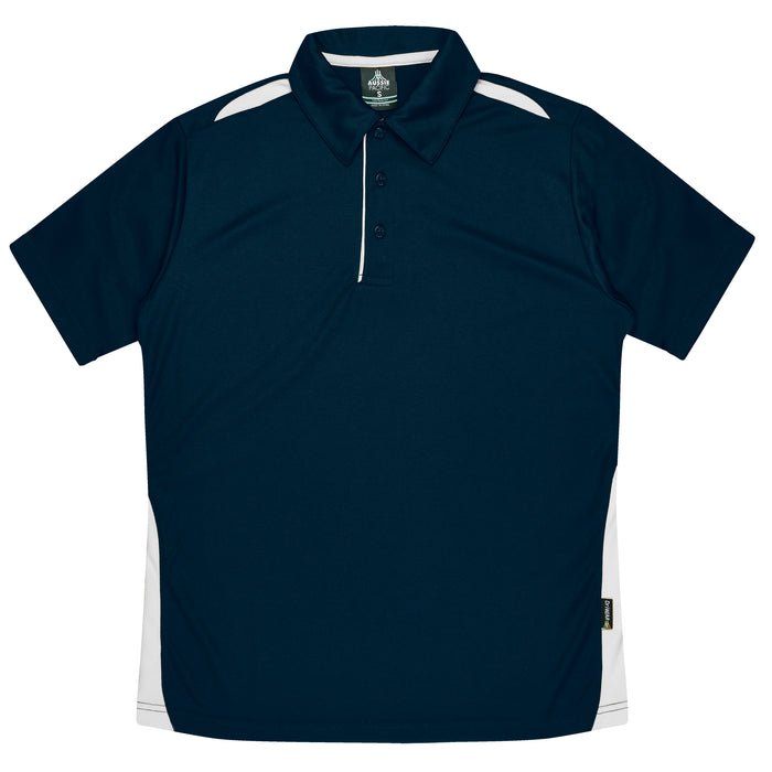 Paterson Kids Polos - NAVY/WHITE