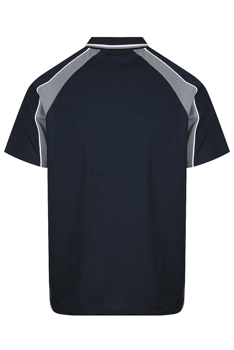 Panorama Mens Polos - NAVY/ASHE/WHITE