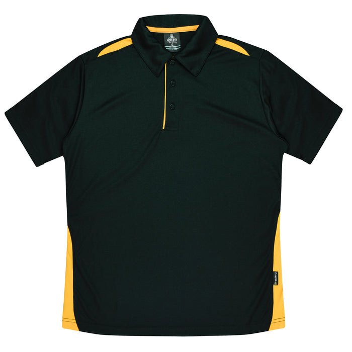 Paterson Kids Polos - BLACK/GOLD