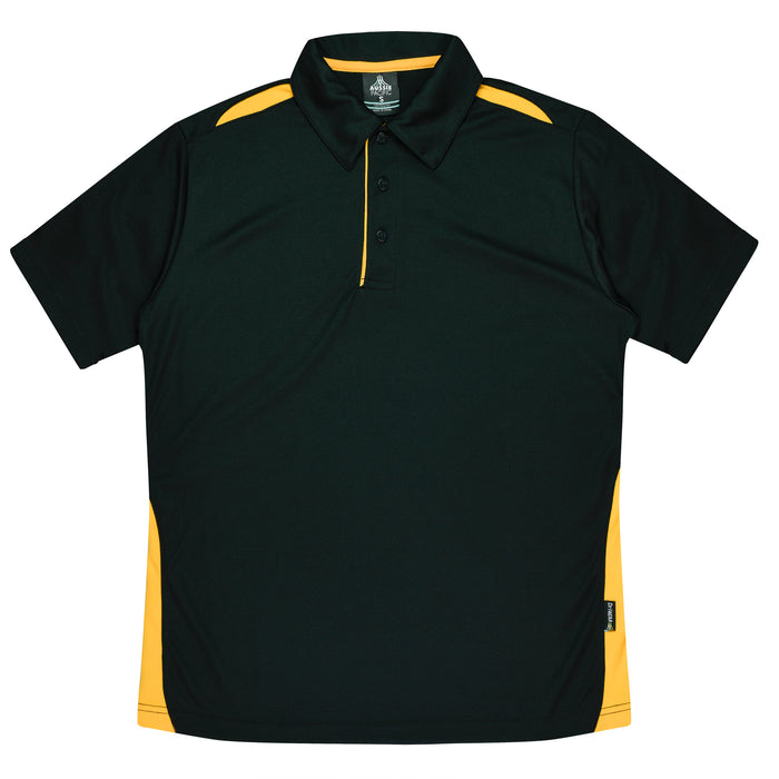 Paterson Kids Polos - BLACK/GOLD