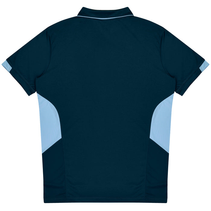 Tasman Kids Polos - NAVY/SKY