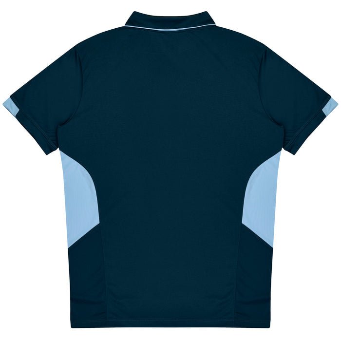 Tasman Kids Polos - NAVY/SKY
