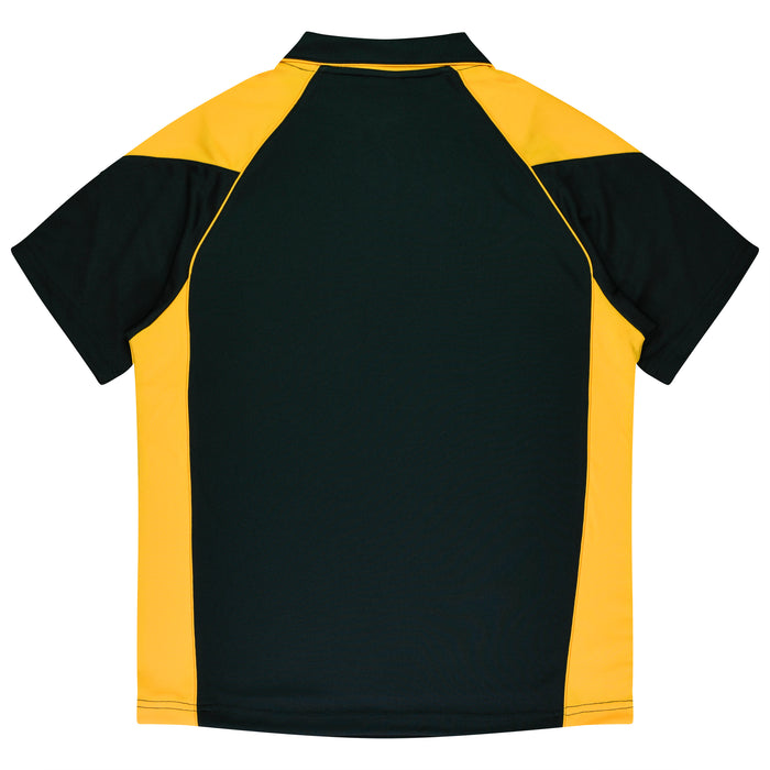 Premier Kids Polos - BLACK/GOLD