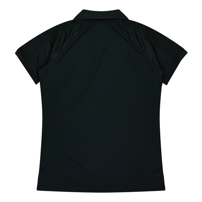Flinders Lady Polos - BLACK/WHITE