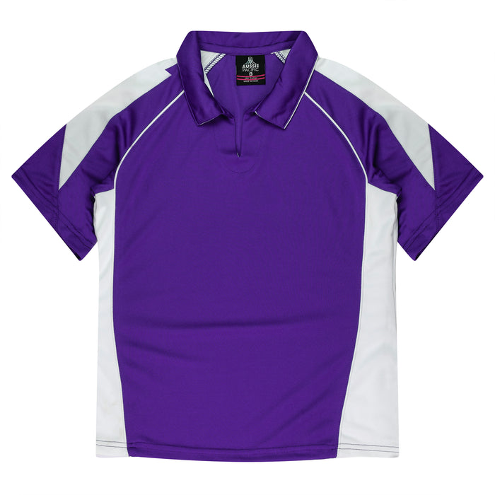 Premier Lady Polos - PURPLE/WHITE