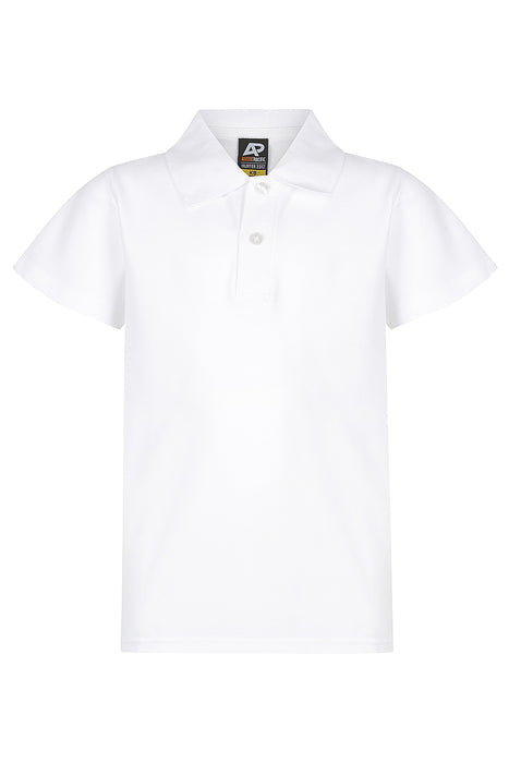 Hunter Kids Polos - WHITE