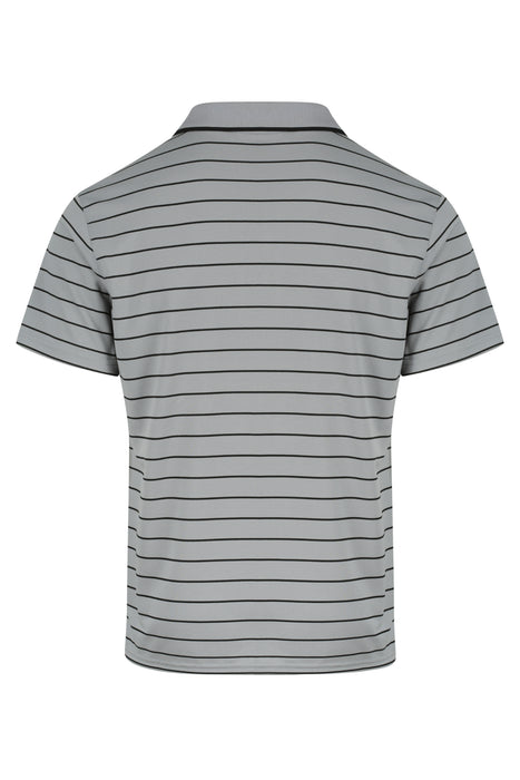 Vaucluse Mens Polos - SILVER/BLACK