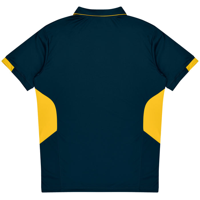 Tasman Kids Polos - NAVY/GOLD