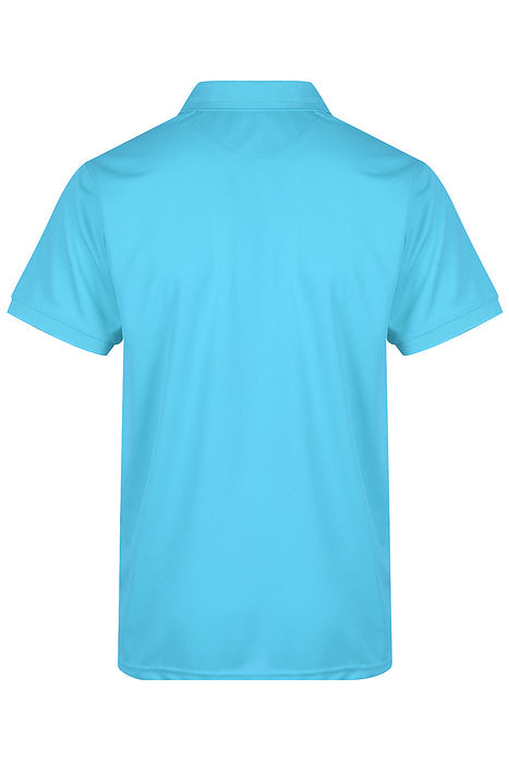Lachlan Mens Polos - CYAN