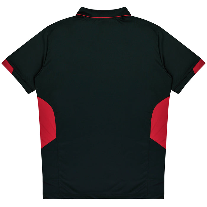 Tasman Kids Polos - BLACK/RED