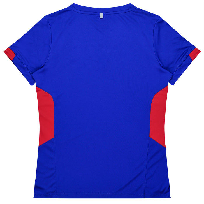 Tasman Lady Tees - ROYAL/RED
