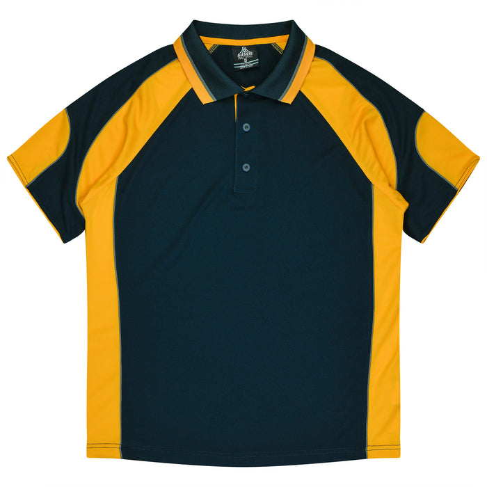 Murray Kids Polos - NAVY/GOLD