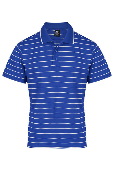 Vaucluse Mens Polos - ROYAL/WHITE