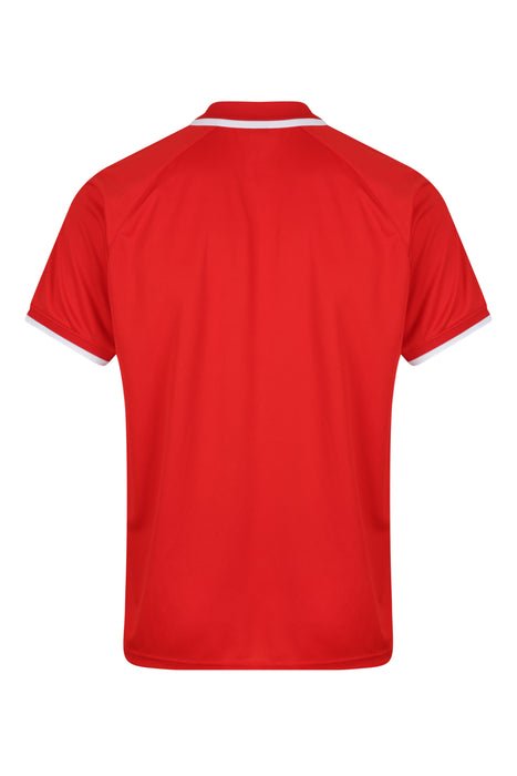 Double Bay Mens Polos - RED/WHITE