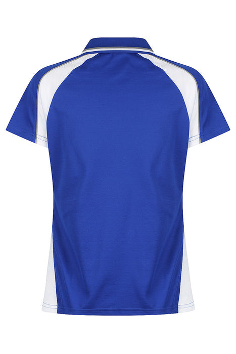 Panorama Lady Polos - ROYAL/WHITE/ASHE