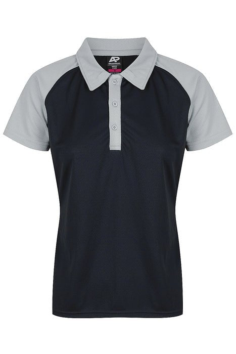 Manly Lady Polos - NAVY/SILVER
