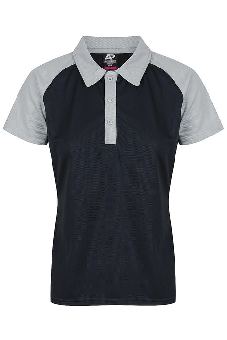 Manly Lady Polos - NAVY/SILVER