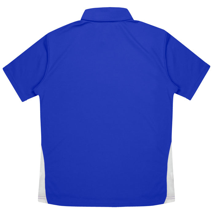 Paterson Kids Polos - ROYAL/WHITE