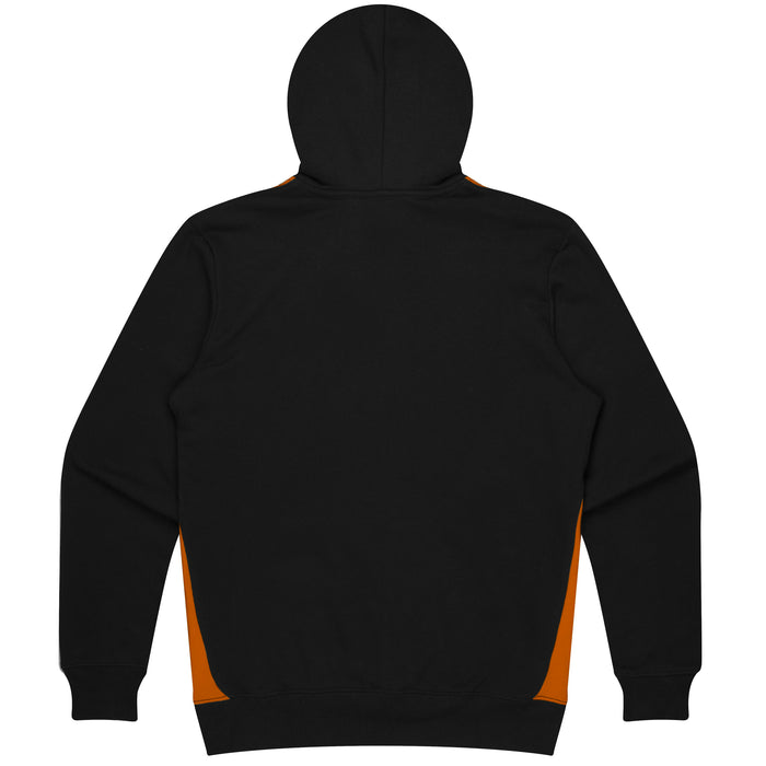 Paterson Mens Hoodies - BLACK/ORANGE