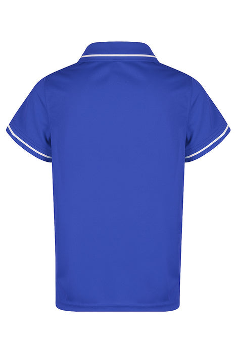 Cottesloe Kids Polos - ROYAL/WHITE