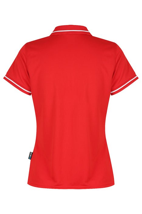 Cottesloe Lady Polos - RED/WHITE