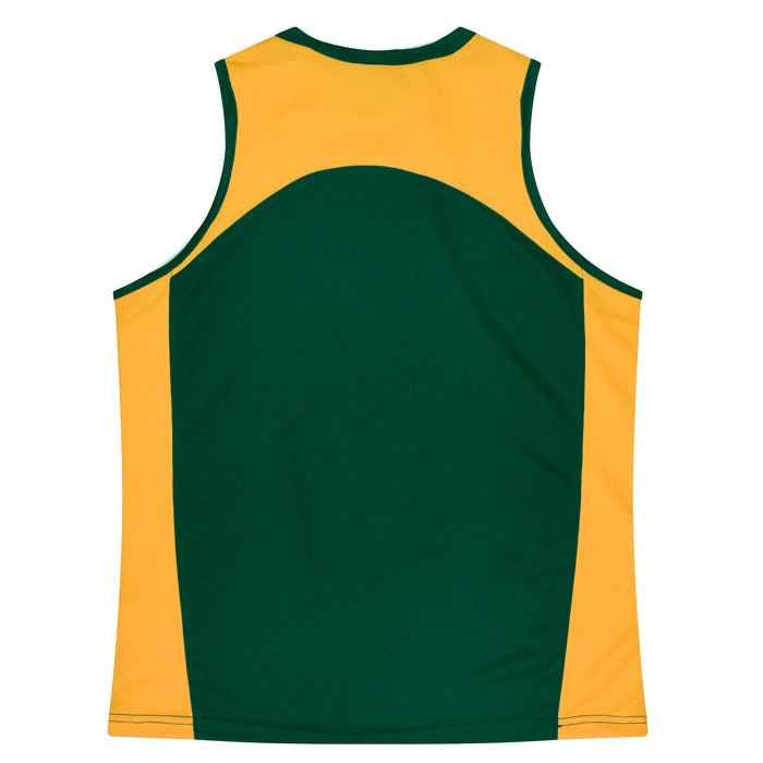 Premier Lady Singlets - BOTTLE/GOLD