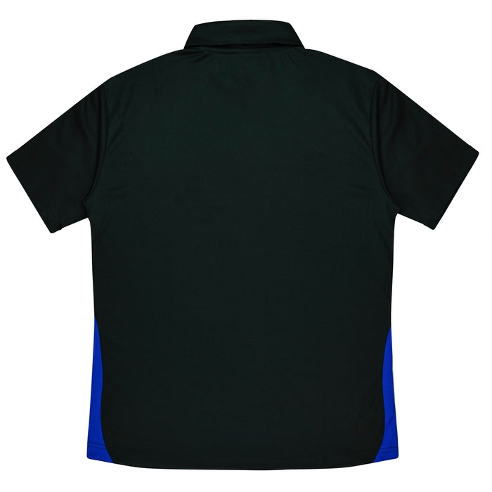 Paterson Kids Polos - BLACK/ROYAL