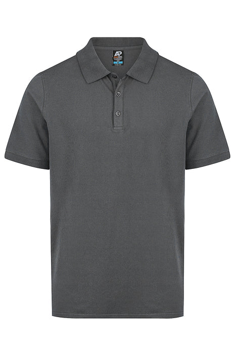 Claremont Mens Polos - SLATE