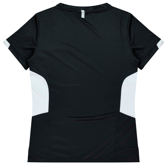 Tasman Lady Tees - BLACK/WHITE