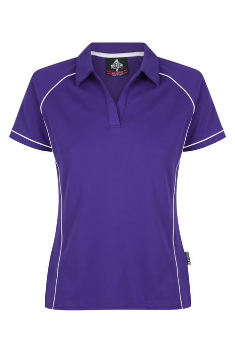 Endeavour Lady Polos - PURPLE/WHITE