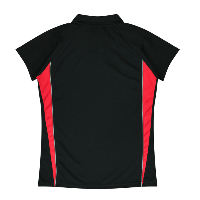 Eureka Lady Polos - BLACK/RED