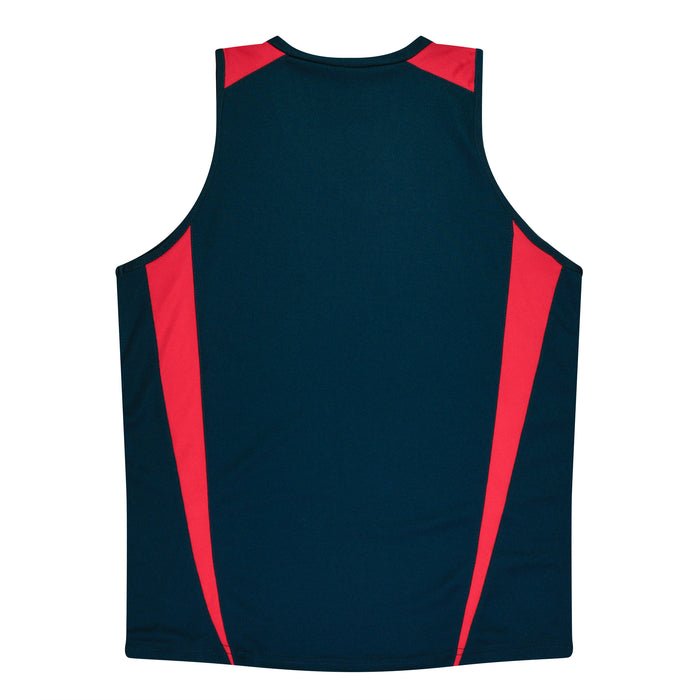 Eureka Lady Singlets - NAVY/RED