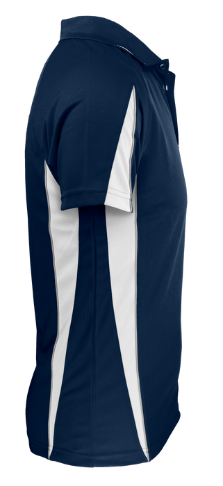 Eureka Mens Polos - NAVY/WHITE